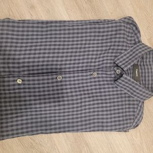 Theory Mens Long Sleeve Button Up Shirt